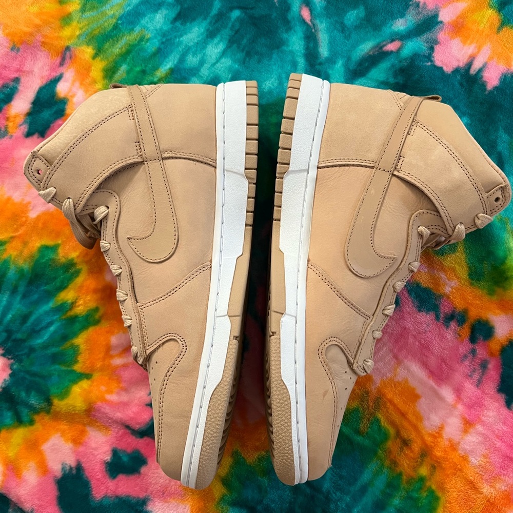 Nike Dunk Premium High 'Vachetta Tan' Leather (DX2044-201) 10.5 (EUR 42.5)